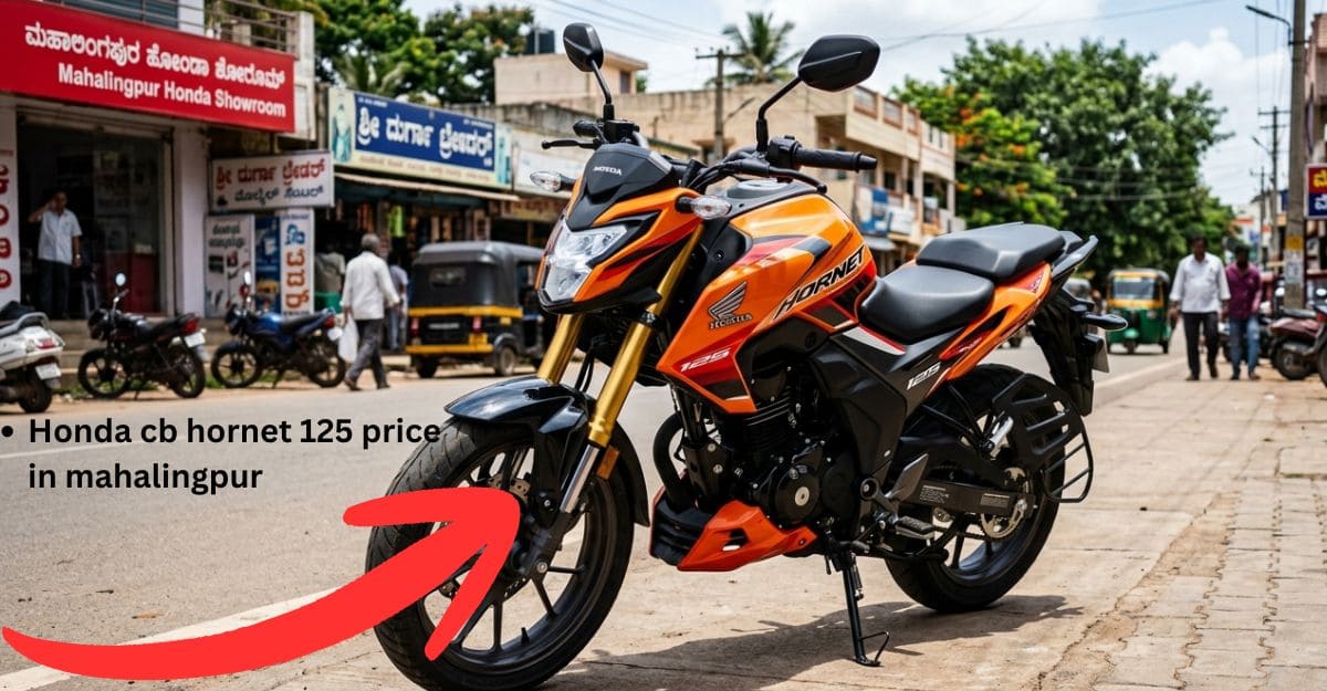 honda hornet 125 price in mahalingpur